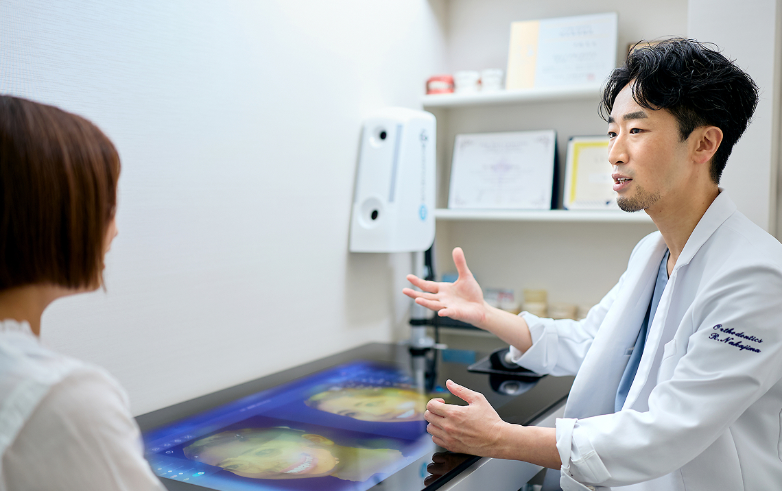 3Dデジタル診断の様子